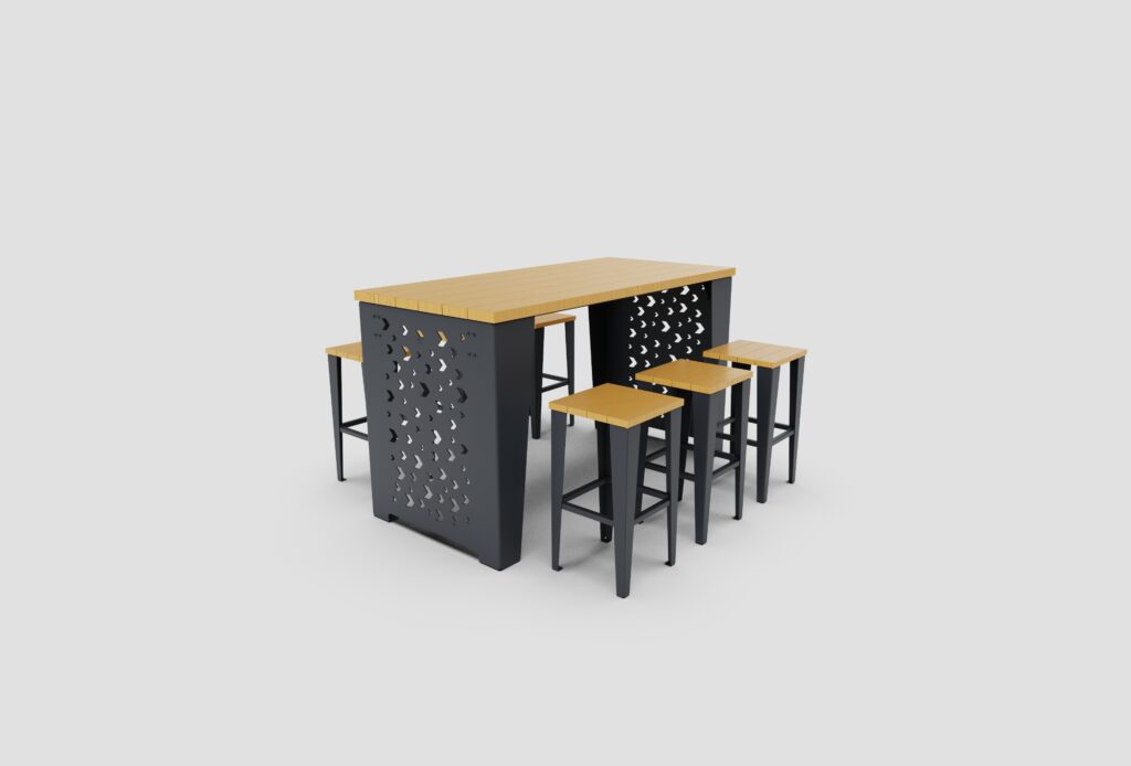 Lauakomplekt Stand kolmnurkadega